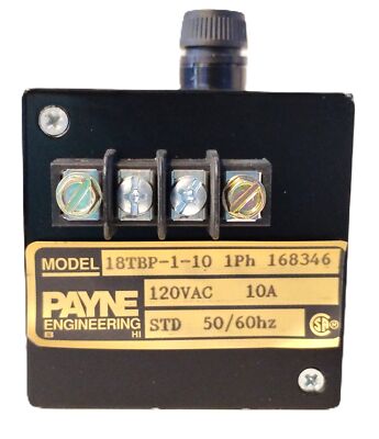 Payne Engineering 18TBP-1-10 120 V AC 50/60 Hz 10 A Solid State Power Control