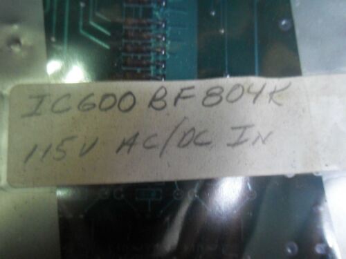 1 GE FANUC IC600YB804K INPUT MODULE