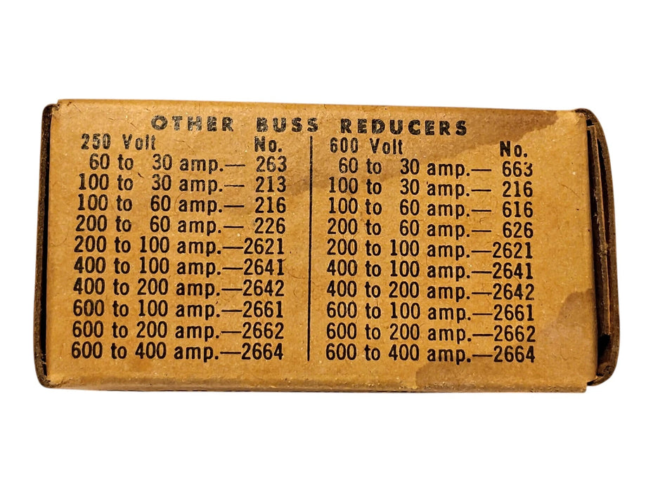 Bussmann NO.663 663 600 V 30 A Fuse Reducer