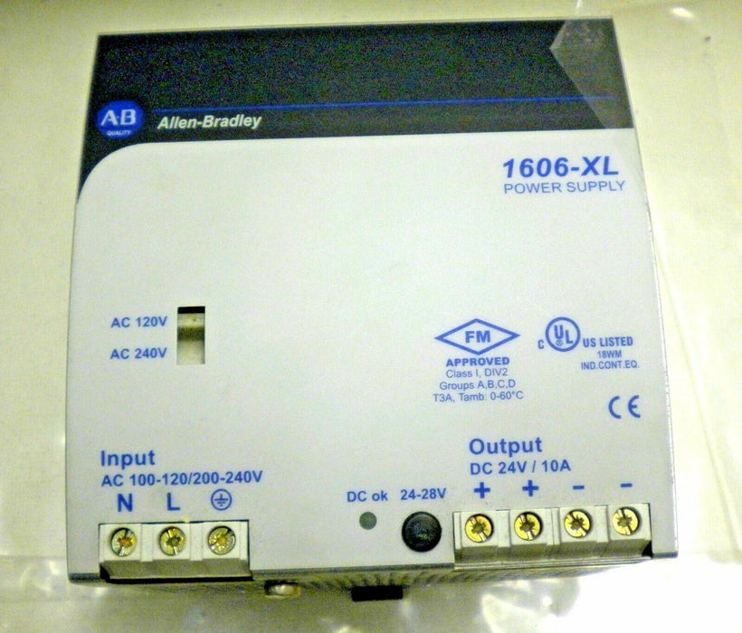 Allen-Bradley Power Supply 1606-XL240E 240W 24-28V