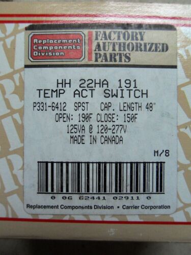 1 NIB CARRIER HH 22HA 191 LIMIT SWITCH
