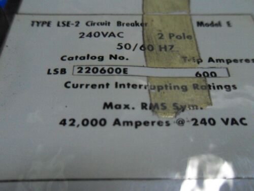 Eaton 220600E LSE-2 Circuit Breaker
