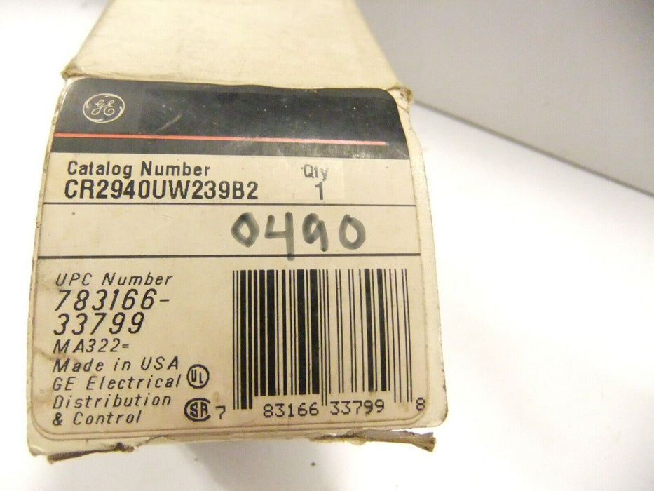 GE Illuminated Push Button RED CR2940UW239B2
