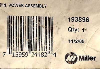 Miller 193896 Power Pin Assembly