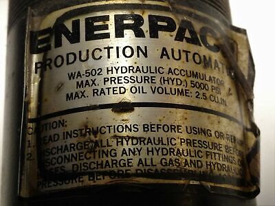 Enerpac WA502 Hydraulic Accumulator