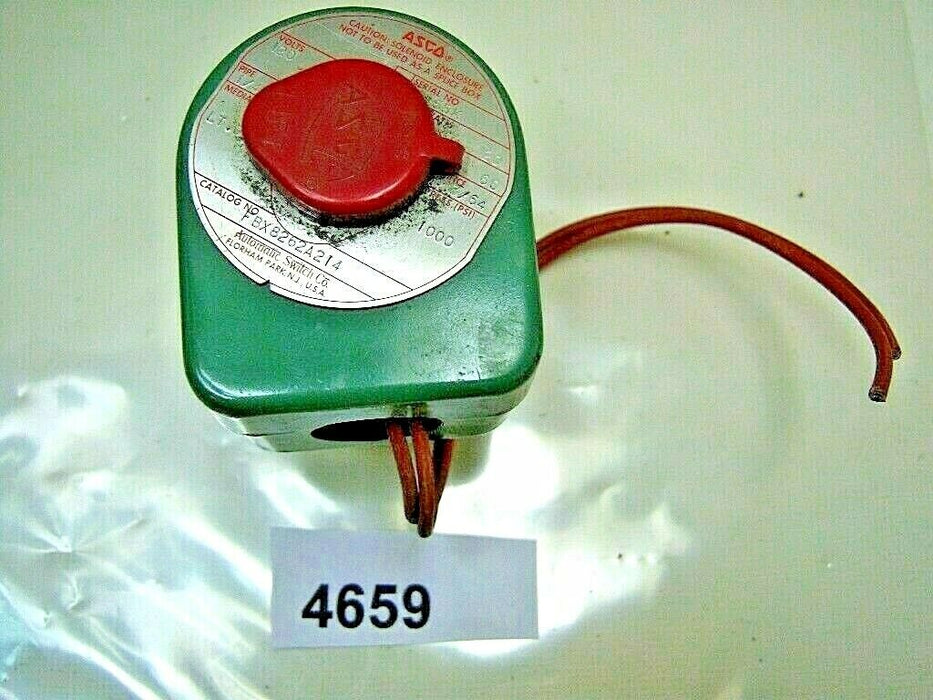 ASCO Valve FBX8262A214 120V 20W 1/4"