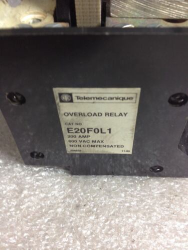 Telemecanique E20F0L1 Overload Relay