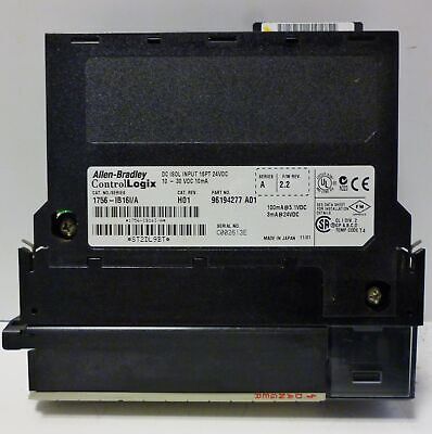 Allen-Bradley 1756-IB16/A Rev H01 Ser A PLC Input Module