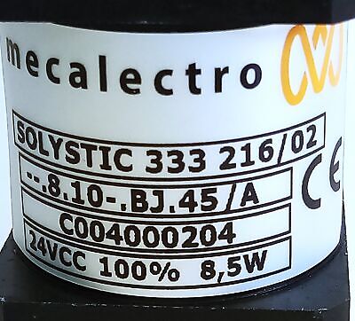 Mecalectro 333 216/02 3 810-BJ45/A C004000204 Safety Interlock Switch