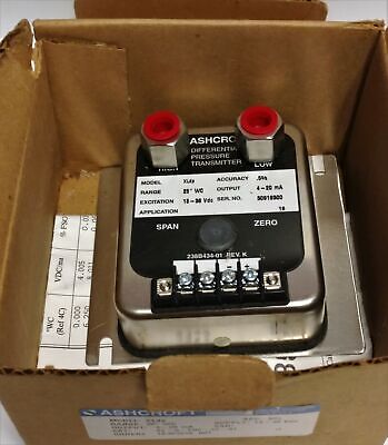 Ashcroft XL-5-F02-42-ST-25IW XLDP Pressure Transmitter