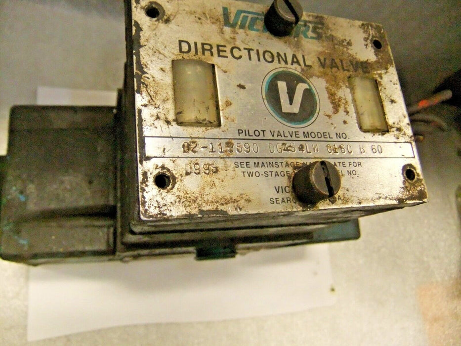 Vickers 02-119590 DG4S4LW 0160 B 60 Directional Valve