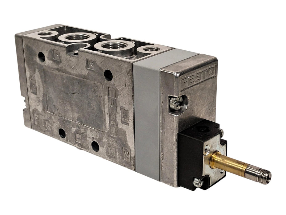 Festo MFH-5-3/8-B 19705 Ser S102 5/2-Way Pneumatic Solenoid Valve w/ G3/8 Ports