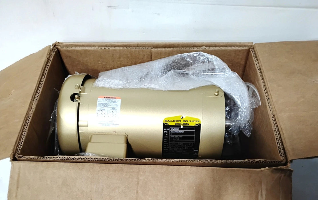 Baldor CEM3558T 230/460 V 1760 RPM 2 HP Super E General Purpose Motor