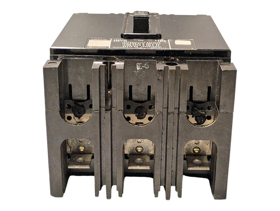 Westinghouse FB3040L 600 V AC 40 A 3-Pole 3-Phase Circuit Breaker