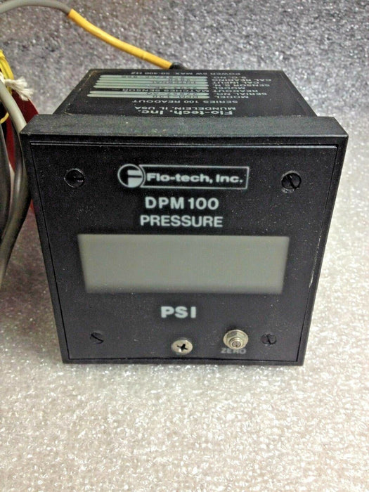 Flo-Tech 27857-AQ Model DPM-100 Meter and Barksdale 302H3-15CG-Q4 Sensor