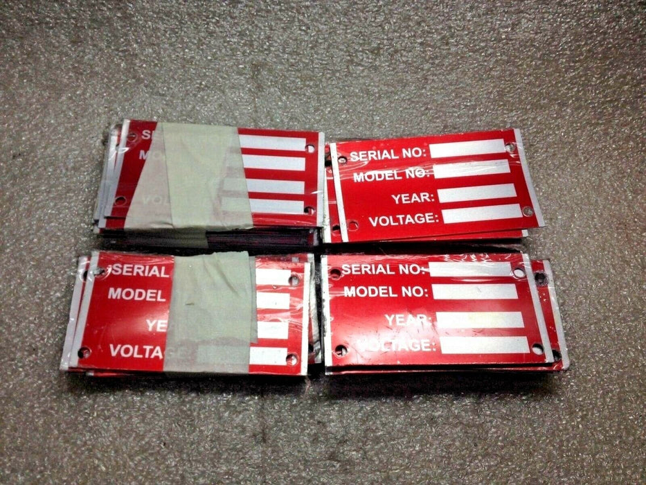 Large Lot of Labeling Plates