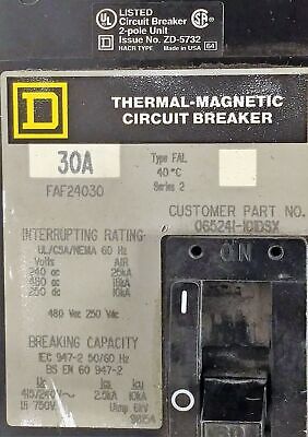 Square D FAF24030 30 A Molded Case Circuit Breaker