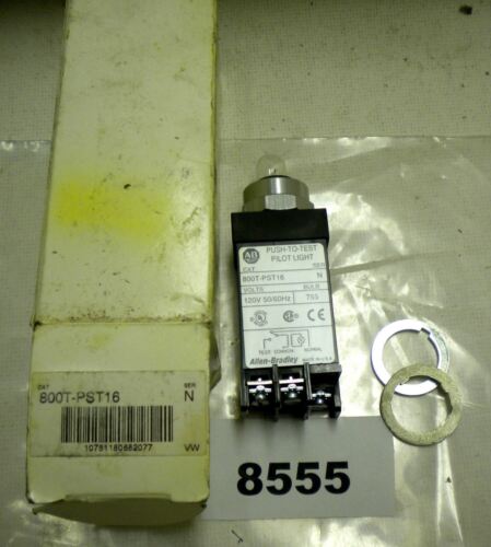 Allen-Bradley Pilot Light Transformer Push/test 120V 800T-PST16