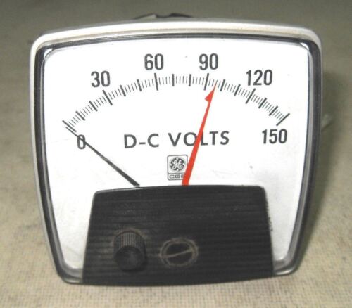 Canadian GE 53-100 L741 PZ Current Meter 0-150VDC