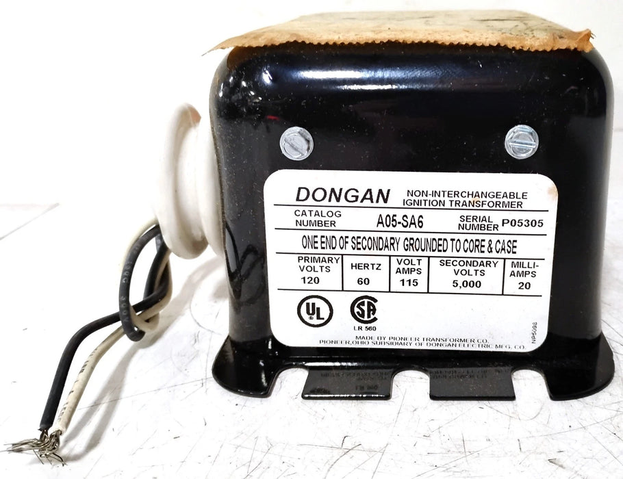 Dongan A05-SA6 120 V AC Gas & Oil Ignition Transformer