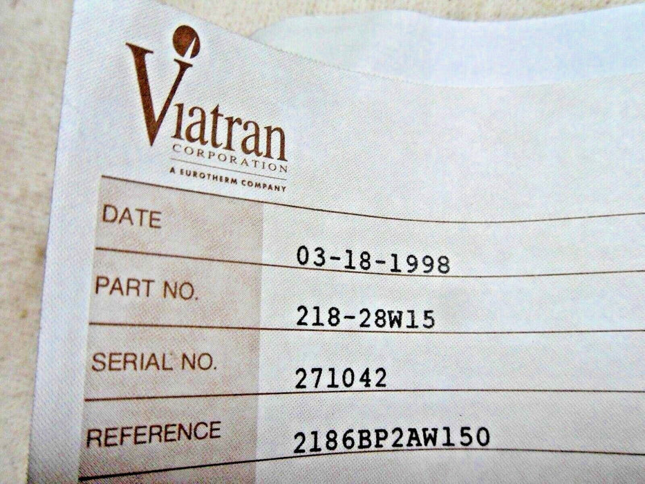 Viatran 218-28W15 Pressure Transducer