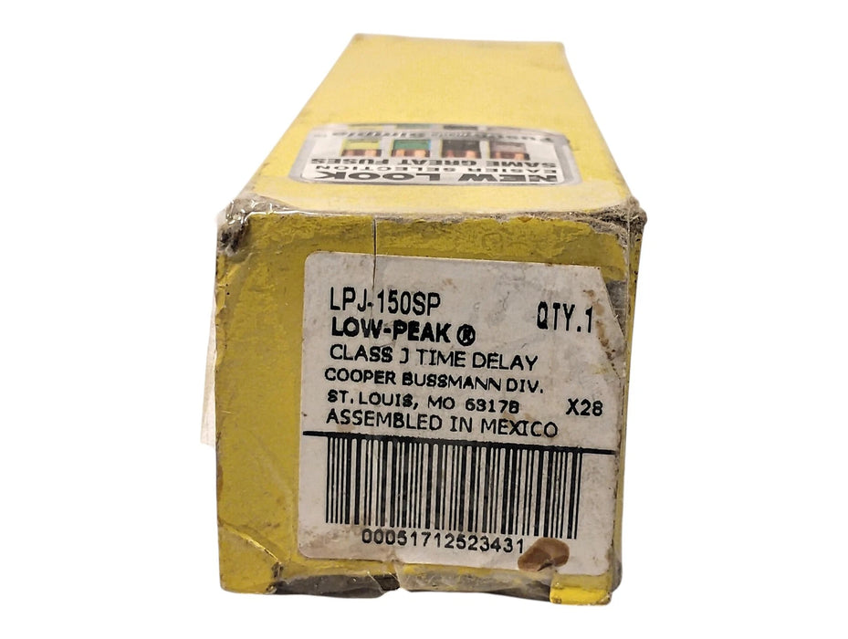 Bussmann LPJ-150SP 600VAC/300VDC 150 A Class J Current-Limiting Time-Delay Fuse