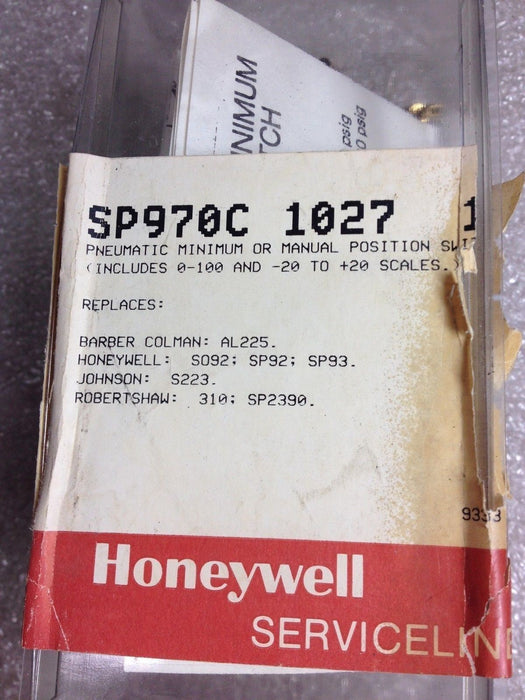 Honeywell SP970C-1027 Service Kit
