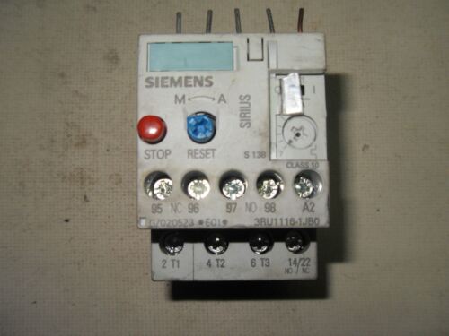 Siemens 3RU1116-1JB0 Overload Relay