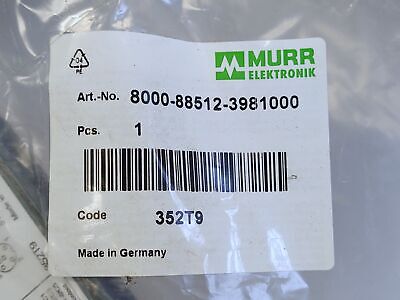 Murr Elektronik 8000-88512-3981000 352T9 Exact12 8 Port M12 Connector