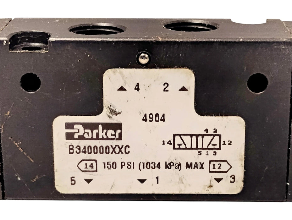 Parker B340000XXC 150 psi Pneumatic Manifold