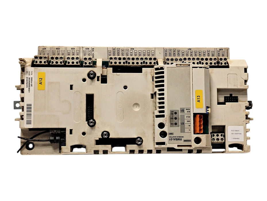 ABB 3AUA0000036521 RDCU-12C Drive Control Assembly w/ RMBA-01 Modbus Adapter