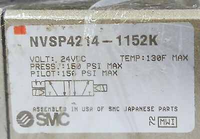 SMC NVSP42141152K Solenoid Valve