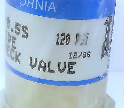 Circle Seal Controls 3004S00V-0.5S 120 psi Check Valve