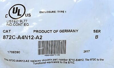 Allen-Bradley 872C-A4N12-A2 20-250 V AC Inductive Proximity Sensor