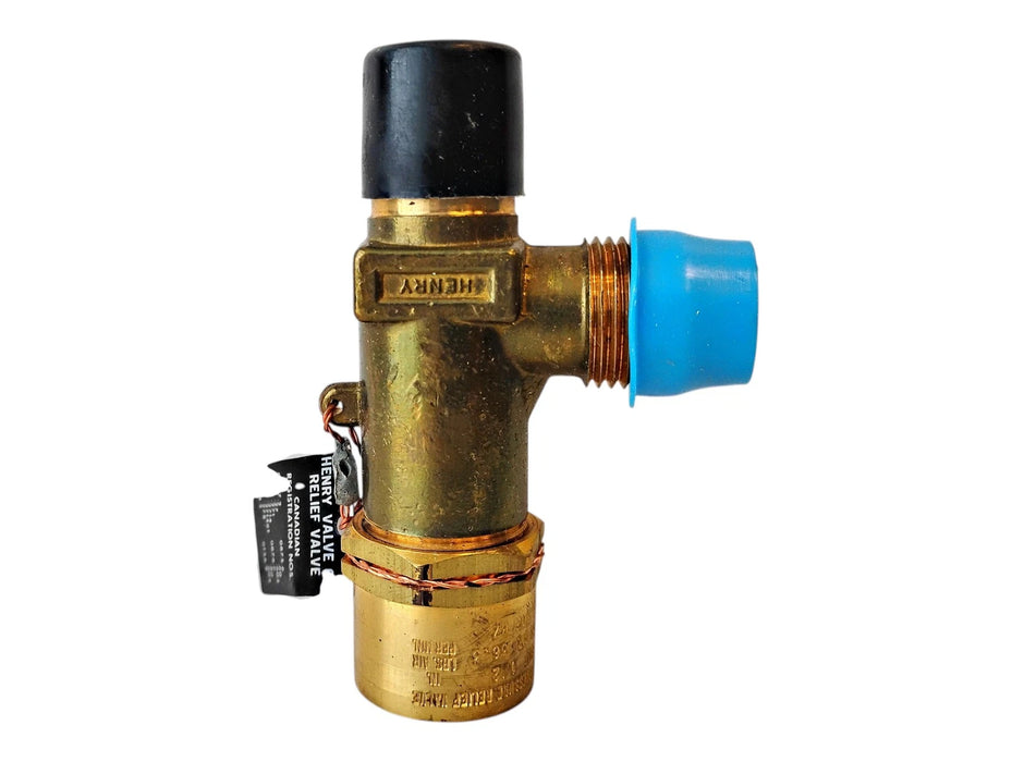 Henry Valve Co 527 1/2" MPT 5/8" Flare 450 PSI Relief Valve