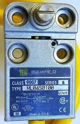 Square D 9007ML04S0100 240VAC 10A Rotary Gear Limit Switch