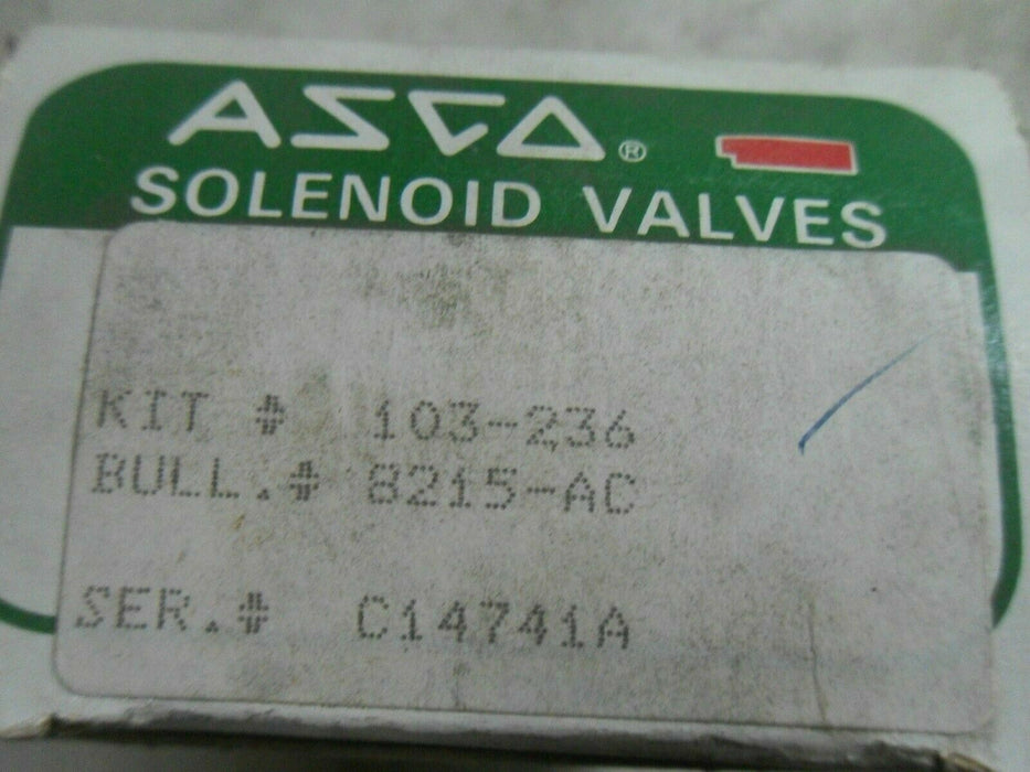 ASCO 103-236 REBUILD KIT