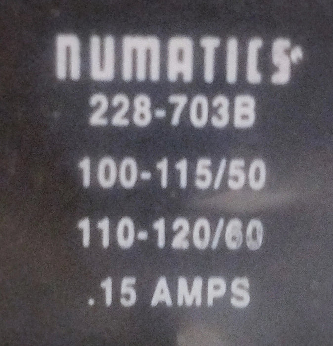 Numatics 081SA415K000030 150 psig Solenoid Valve w/ 100-120VAC Coil and Manifold