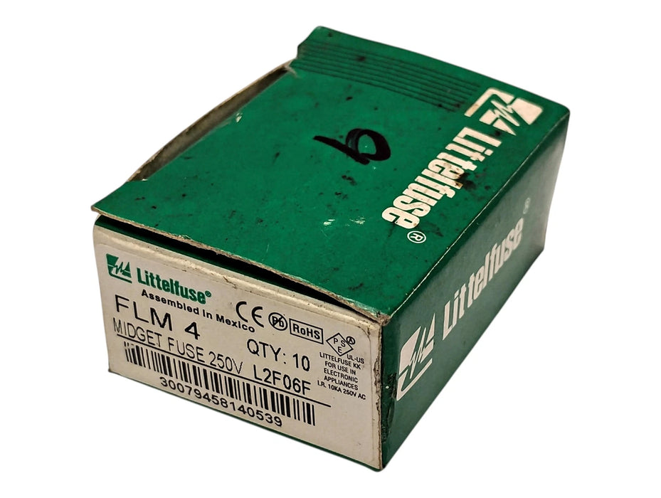 Littelfuse FLM4 250VAC/125VDC 4 A Time-Delay Supplementary Fuses