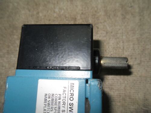 1 MICRO SWITCH LSQYMC7NR291 9901 LIMIT SWITCH