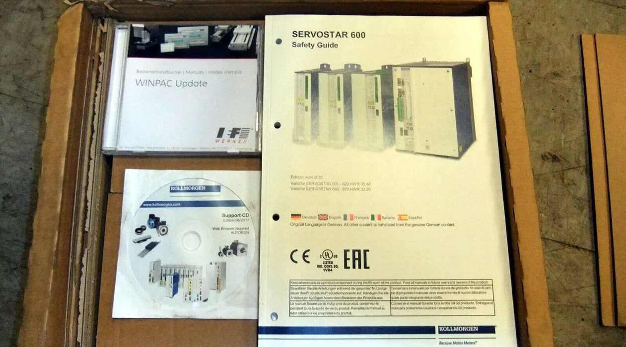 Werner Servotec Servo Drive AC03AS NEW WITH CDS