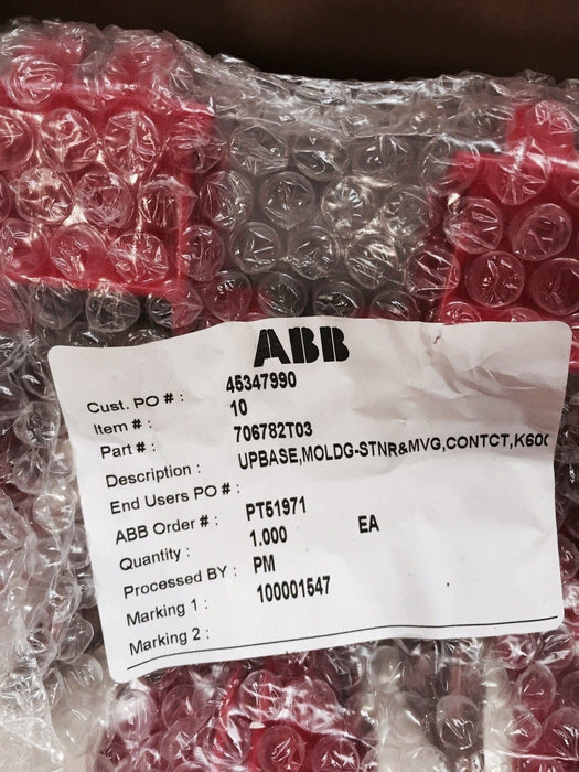 ABB 706782T03 Upper Base Molding and Contacts