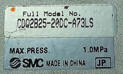 SMC CDQ2B25-20DC-A73LS Double-Acting Compact Pneumatic Cylinder