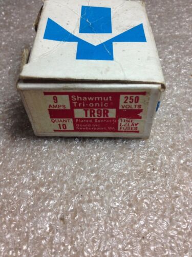 6 Gould Shawmut Tri-Onic TR9R Fuses