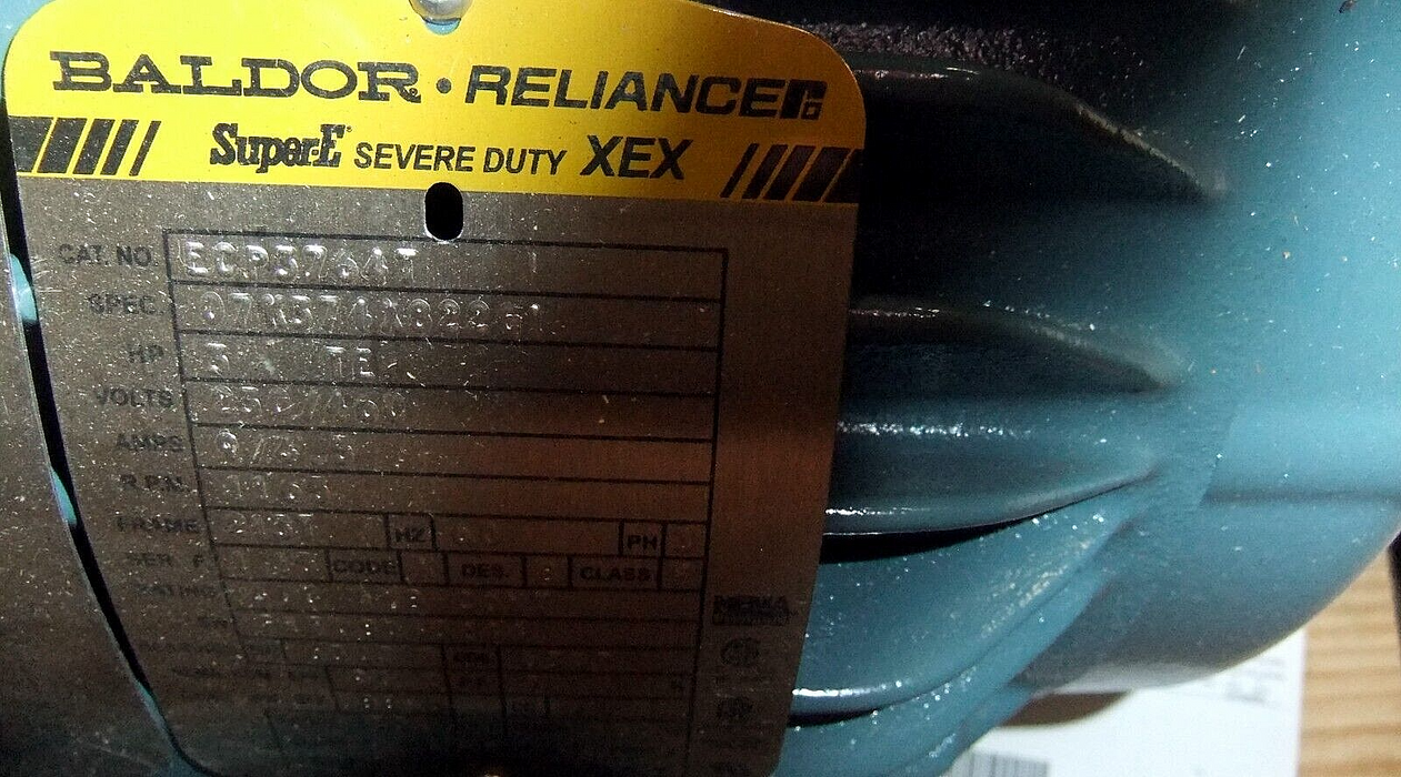 Baldor 3HP Motor ECP3764T