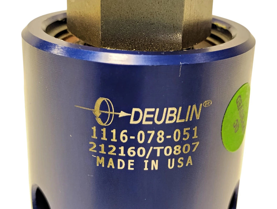 Deublin 1116-078-051 Pneumatic Rotary Union w/ 5/8-18 UNF Port