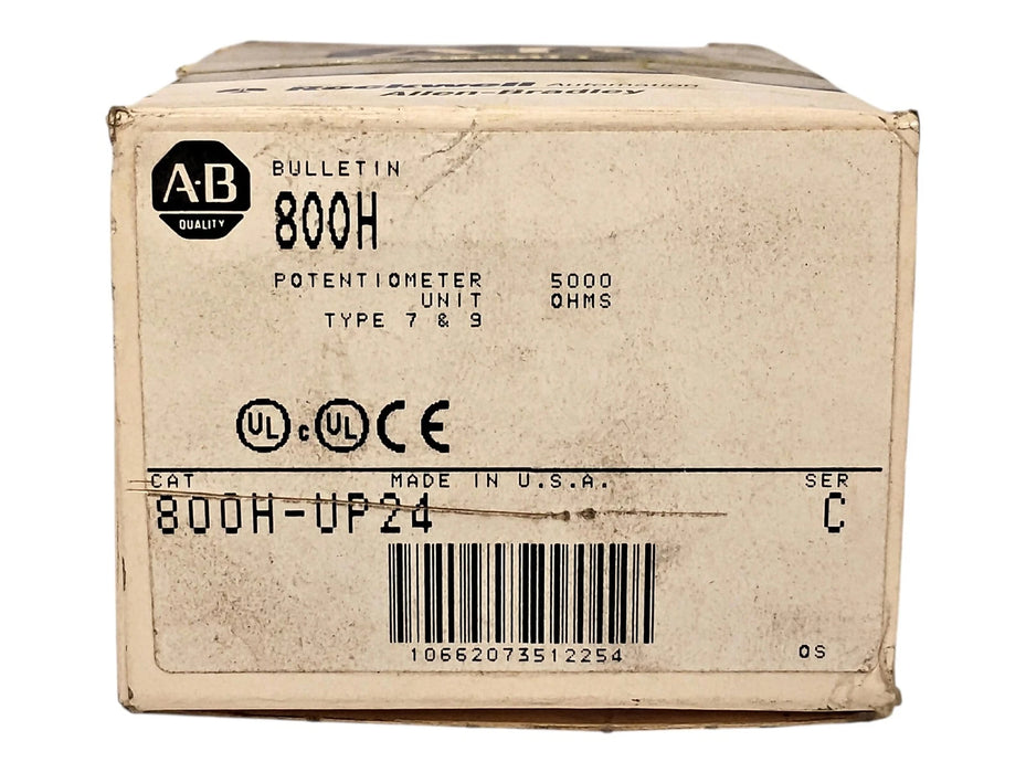 Allen-Bradley 800H-UP24 Series C 6-300 V AC/DC 2 W Potentiometer