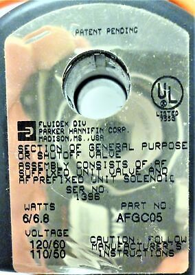 Parker AFGC05 Solenoid Coil