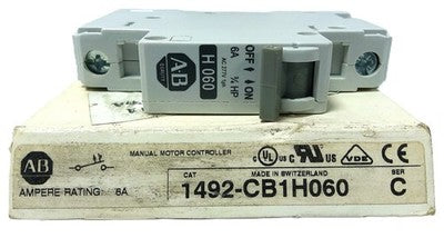 Allen-Bradley 1492-CB1-H060 Ser C 277 V AC 6 A Miniature Circuit Breaker