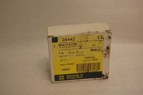 MERLIN GERIN Square D MULTI 9 C 1A C60 24442 CIRCUIT BREAKER